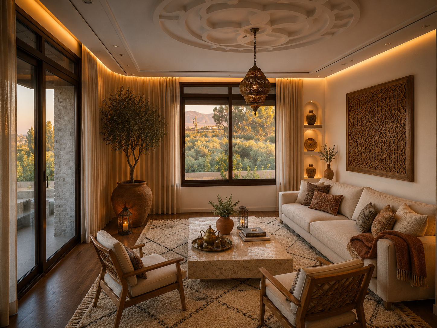 Salon de Villa Tazitunt